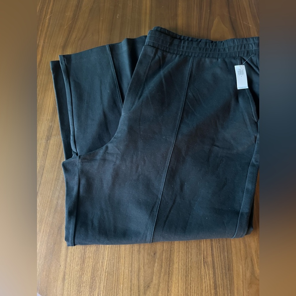 High-Waisted Pull-On Pixie Wide-Leg Pants 4X